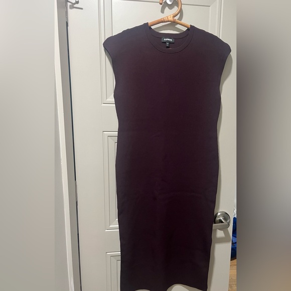 Express Dresses & Skirts - Deep Purple Express Knit Dress